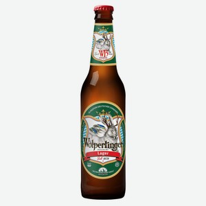 Пиво Wolpertinger Lager светлое фильтрованное, 500 мл