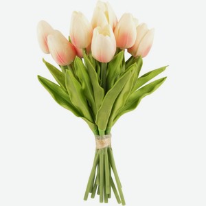 Декоративный букет Тюльпаны цвет: розовый, 25 см