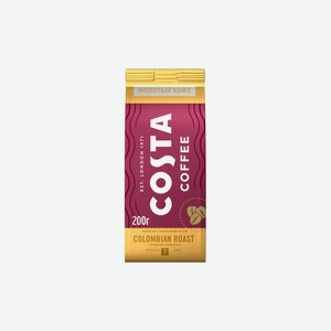 Кофе молотый Costa Coffee Сolombian Roast средняя обжарка 200 г