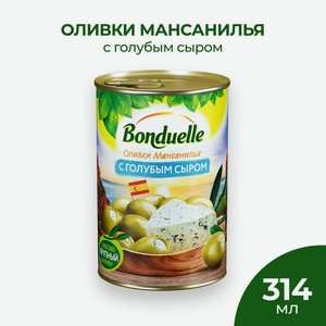Оливки с сыром Бондюэль 300г ж/б