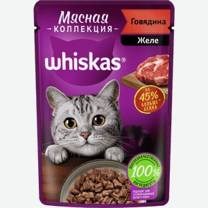 Корм для кошек ВИСКАС Мясная коллекция говядина, 0.075кг