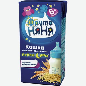 Кашка Фруто Няня Молочно-пшеничная 0.2л