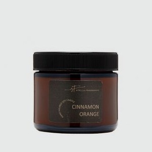 Ароматическая свеча STELLA FRAGRANCE Cinnamon-orange 50 гр