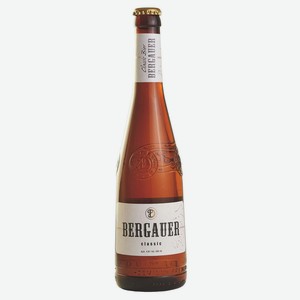 Пиво Bergauer Classic светлое фильтрованное 5%, 500 мл