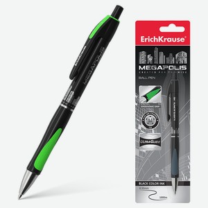 Ручка шариковая ErichKrause Megapolis Concept черная