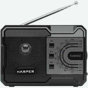 Радиоприемник Harper HRS-440, черный