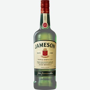 Виски JAMESON Ирландский купажированный алк.40%/Джемесон огр.серия, Ирландия, 0.7 L