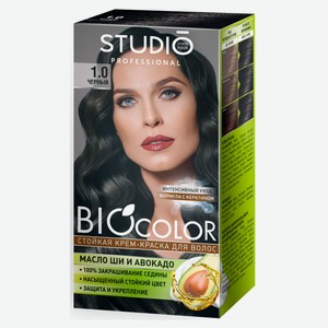 Крем-краска для волос Biocolor Стойкая 1.0 Черный