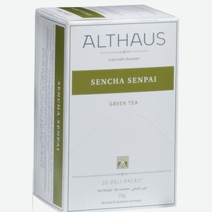 Чай Althaus Royal Sencha Senpai зеленый, 1.75г x 20шт Германия