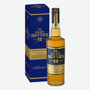 Виски Glen Silvers 12 лет в подарочной упаковке, 0.7л Испания