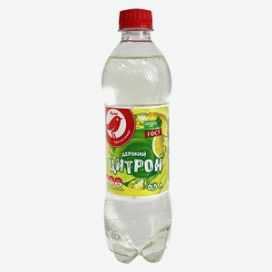 Напиток сильногазированный АШАН Красная птица Цитрон безалкогольный, 500 мл