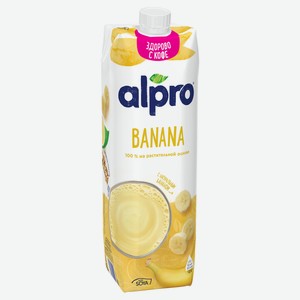 Напиток растительный Alpro соево-банановый 0,9%, 1 л