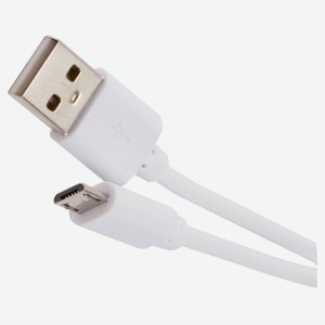 Дата-кабель mObility USB - micro USB белый