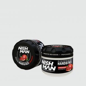 Увлажняющий крем для рук и лица, гранат , 300мл NISHMAN Hand & Face Cream 300 Ml Pomegranate Extract 300 мл