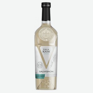Вино Villa Krim Совиньон белое сухое Россия, 0,75 л