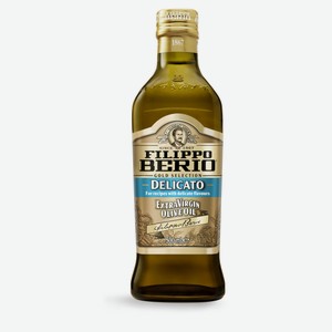 Масло оливковое Filippo Berio Delicato Extra Virgin нерафинированное, 500 мл
