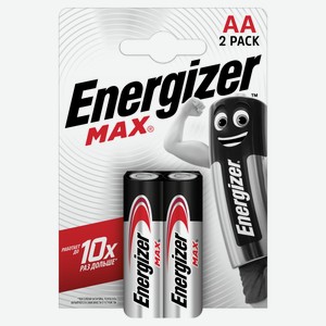 Батарейка ENERGIZER Max Alk E91/AA BP2
