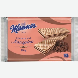 Вафли Manner Knuspino с шоколадным кремом, 110г Австрия
