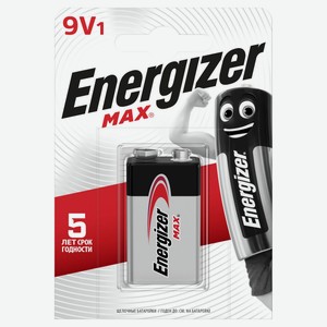 Батарейка ENERGIZER Max 522/9V, 1 шт