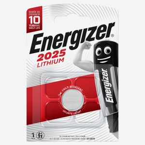 Батарейка ENERGIZER Miniatures Lithium CR2025 FSB1, 1 шт