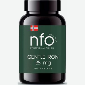 Norwegian Fish Oil Легкодоступное железо 100 таблеток