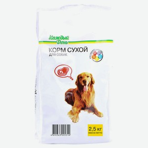 Сухой корм для собак «Каждый День», 2,5 кг