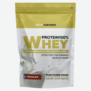 Протеин aTech Whey Protein 100% шоколад, 900 г