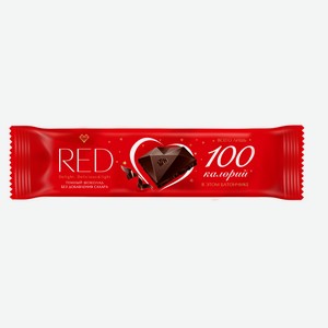 Шоколад RED Темный классический без сахара меньше калорий, 26 г