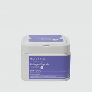 Набор тканевых масок c коллагеном и пептидами MARY&MAY Collagen Peptide Vital Mask 30 шт