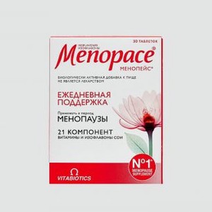 Таблетки VITABIOTICS Menopace Isoflavones 30 шт