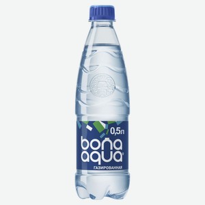 Вода питьевая Bona Aqua газированная, 500 мл