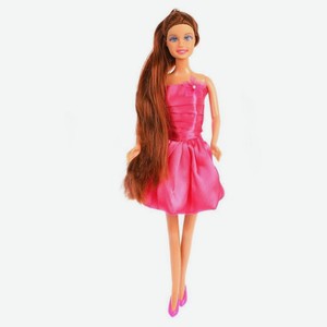 Кукла «Наша Игрушка» Lucy модница в атласном платье, 28 см