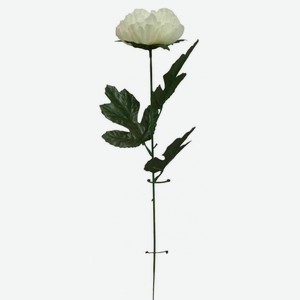 Цветок искусственный Пион кремовый, 50 см