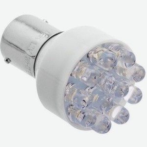 Лампа автомобильная светодиодная МАЯК 12T25-W12LED, P21W, 12В, 1шт