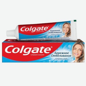 Зубная паста Colgate Бережное отбеливание, с фтором и кальцием 100 мл