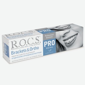 Зубная паста R.O.C.S. Pro Brackets & Ortho, 135г Россия