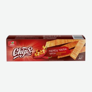 Чипсы картофельные со вкусом Чили ОКЕЙ 100г пластины