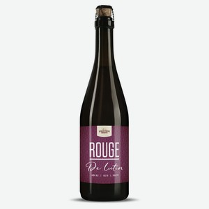 Пиво «Василеостровская пивоварня» Rouge de Lutin Крепкий эль темное нефильтрованное 8%, 750 мл