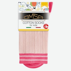 Носки для девочек OMSA kids rosa, р 27-30