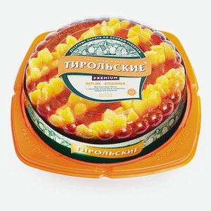 Пирог «Тирольские пироги» Персик-клубника, 530 г