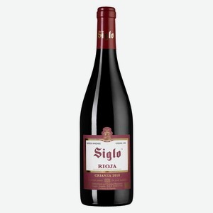 Вино Siglo ординарное красное сухое Испания, 0,75 л