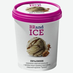 БЗМЖ Мороженое BRandICE Пралине со сливками 1000мл
