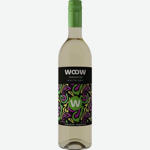 Вино Woow Torrontes белое сухое 12,5 % алк., Аргентина, 0,75 л