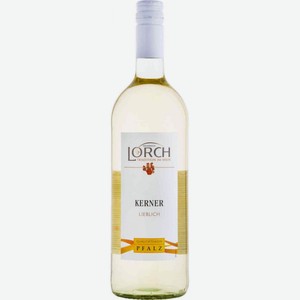 Вино Lorch Kerner Lieblich белое полусладкое 9,5 % алк., Германия, 1 л
