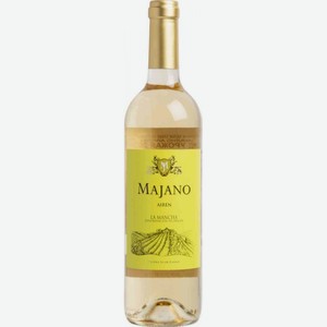 Вино Majano Айрен белое сухое 11,5 % алк., Испания, 0,75 л