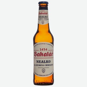 Пиво Bakalar безалкогольное, 0.33 л Чехия