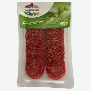 Колбаса сырокопченая «Заповедные продукты» мелкозернистая нарезка, 70 г