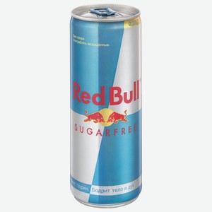Напиток энергетический Red Bull sugar free, 0.25 л, банка