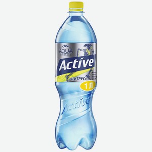 Напиток негазированный Aqua Minerale Active Цитрус, 1 л