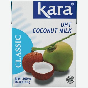 Молоко кокосовое Kara 17%, 200 мл